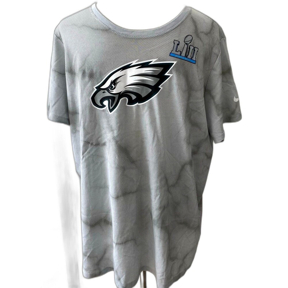 NFL T-Shirt Men's Size XXL Color Grey Philadelphia Eagles “2018” Super Bowl